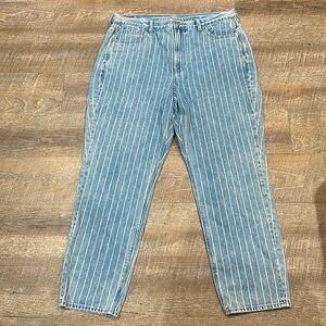 NWT American Eagle Outfitters pinstripe mom jeans